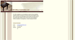 Desktop Screenshot of dwinstallation.com